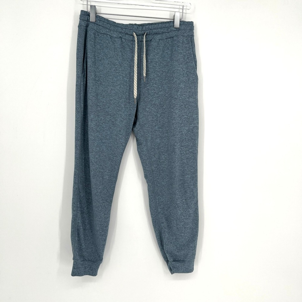 Vuori Performance Jogger Womens S Blue Heathered Athleisure Relax Sweatpants